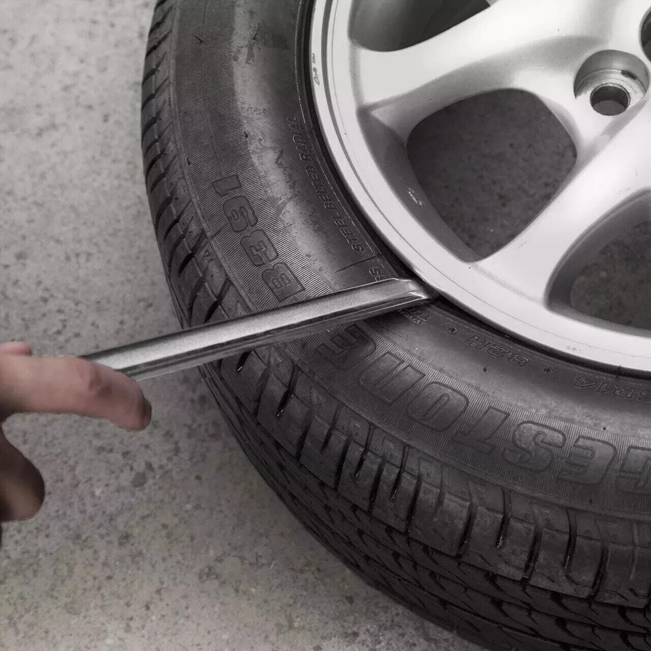Tire Iron Spoons Changing Tire Lever Bar Set Tire Repair Tool Kit Rim Lifter