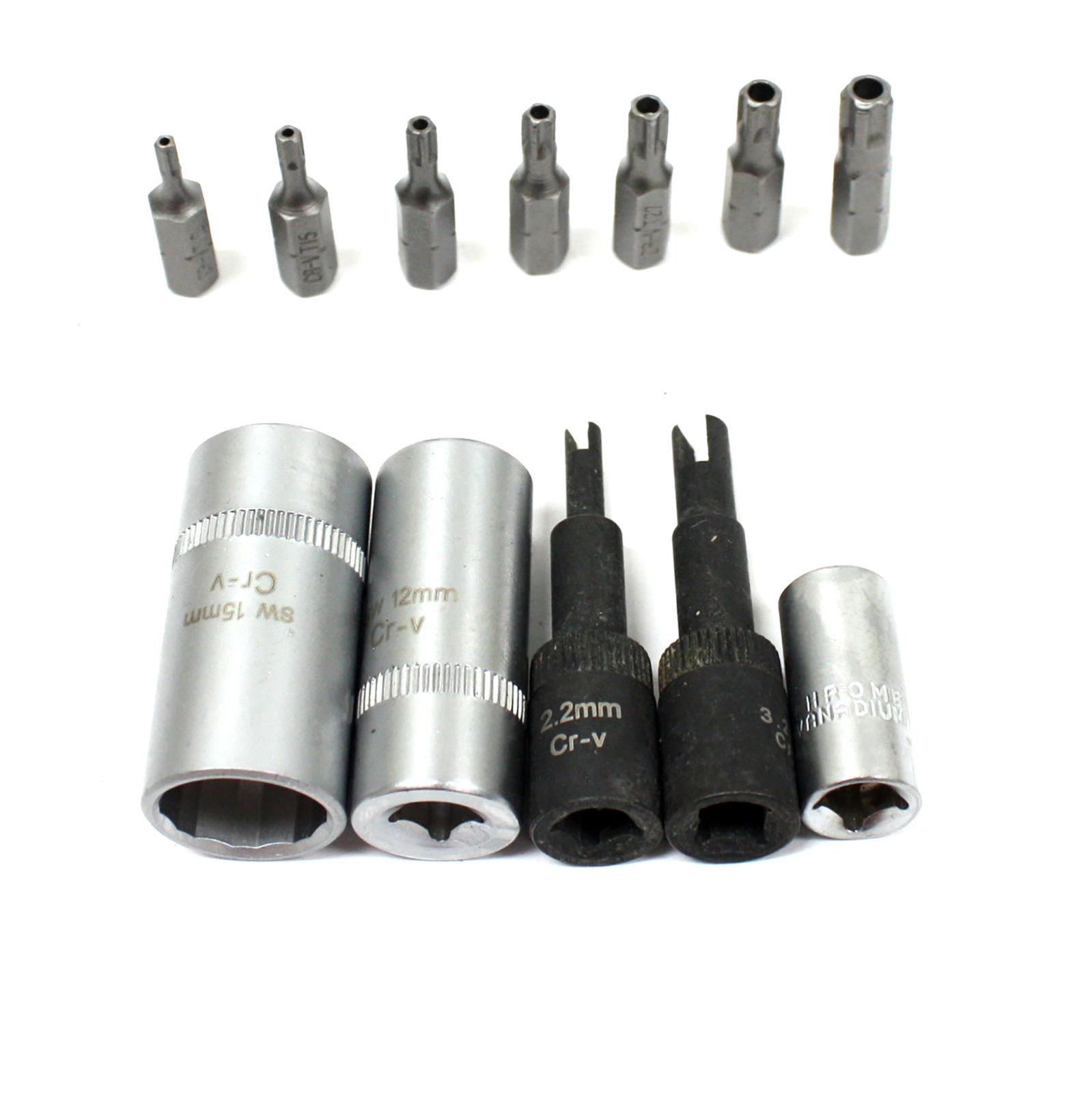 12 pc Air Conditioning Service Kit | SW12 SW15 Specialist Socket 5 Point Tamper