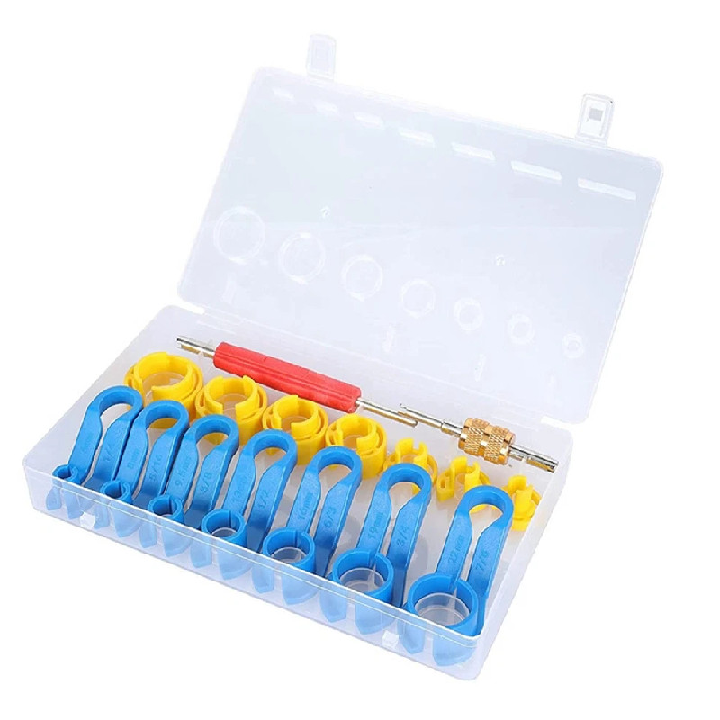 16Pcs AC Fuel Line Disconnect Removal Tool Set With Storage Box For Most Vehicle