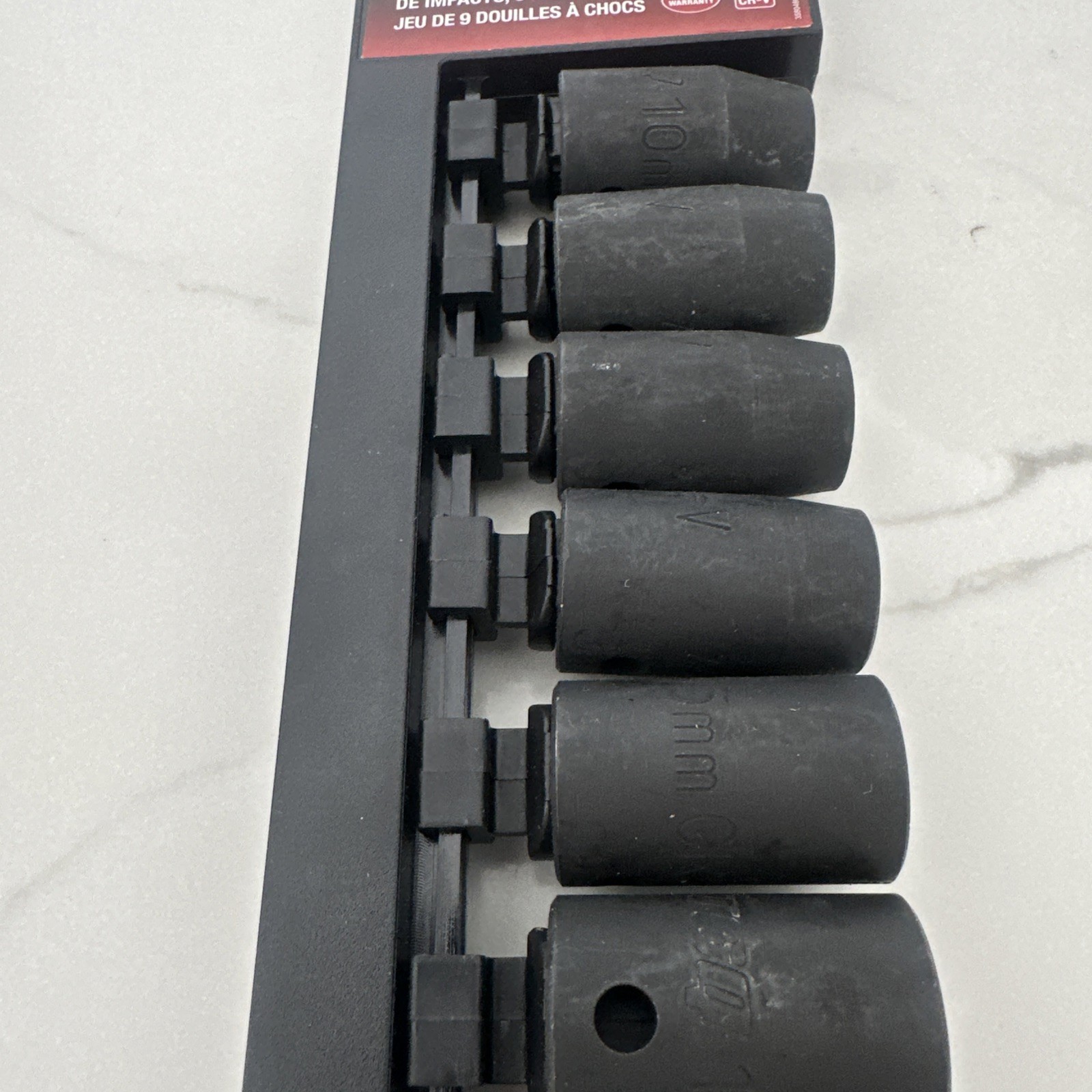TEQ Correct 9-Piece 1/2″ Drive 6-Point Impact Metric Socket Set TQ356