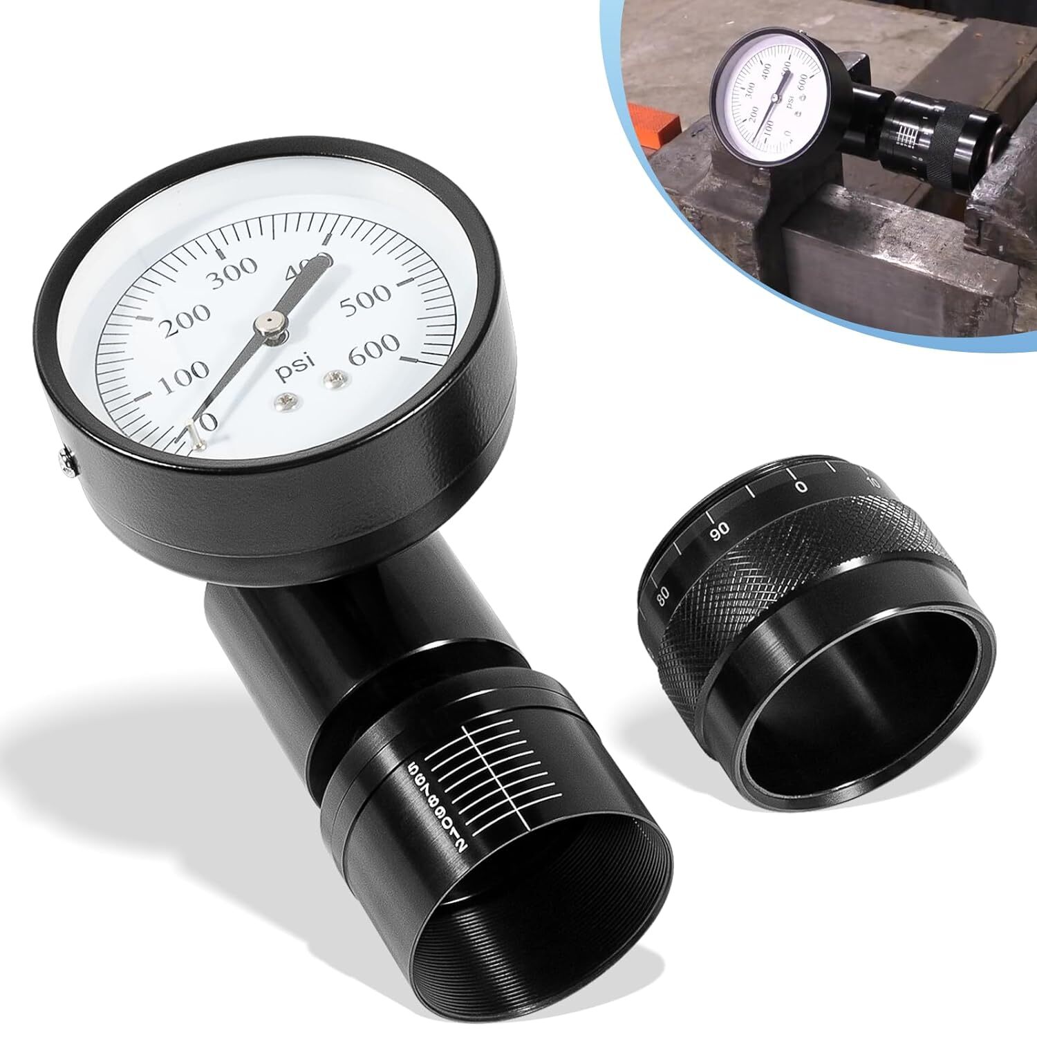 66841 Engine Mini Valve Spring Tester with Micrometer Combo, Vise/Arbor Mount