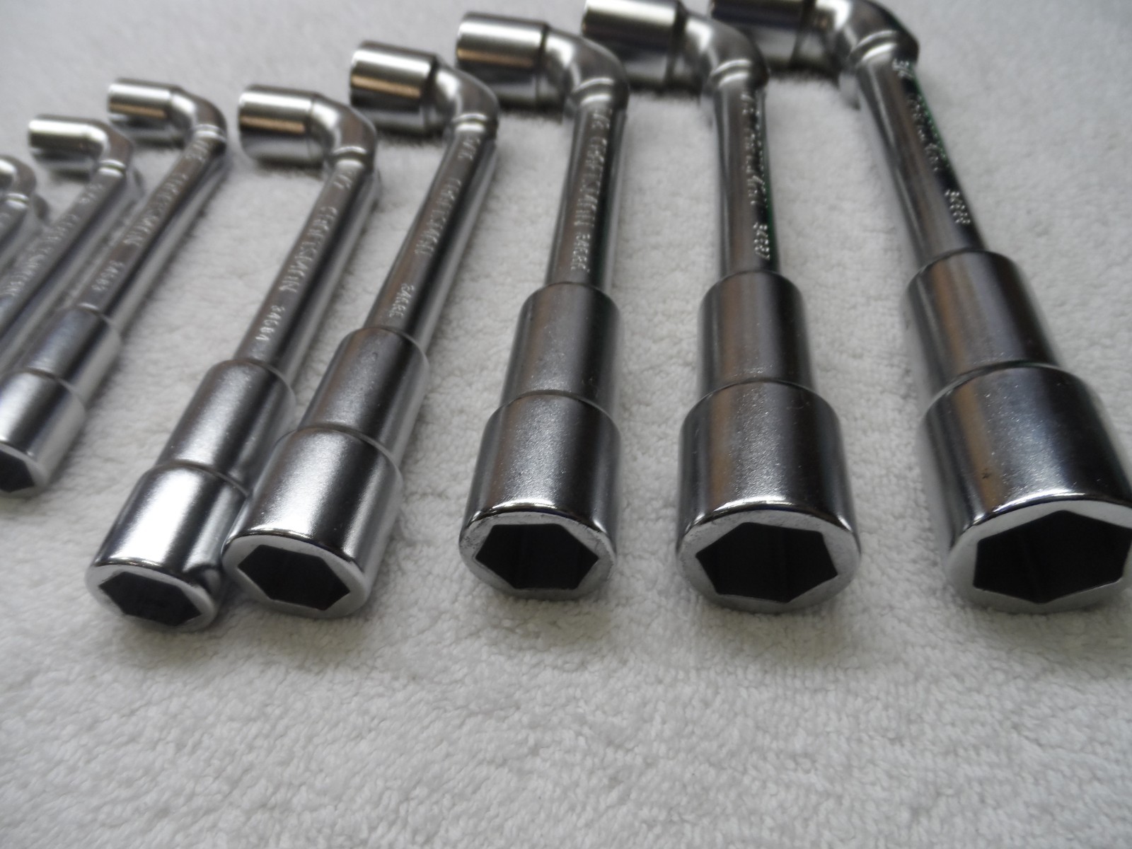 Craftsman Professional Angled Socket Wrench Set, 6pt / 12pt, NOS France PN 34689