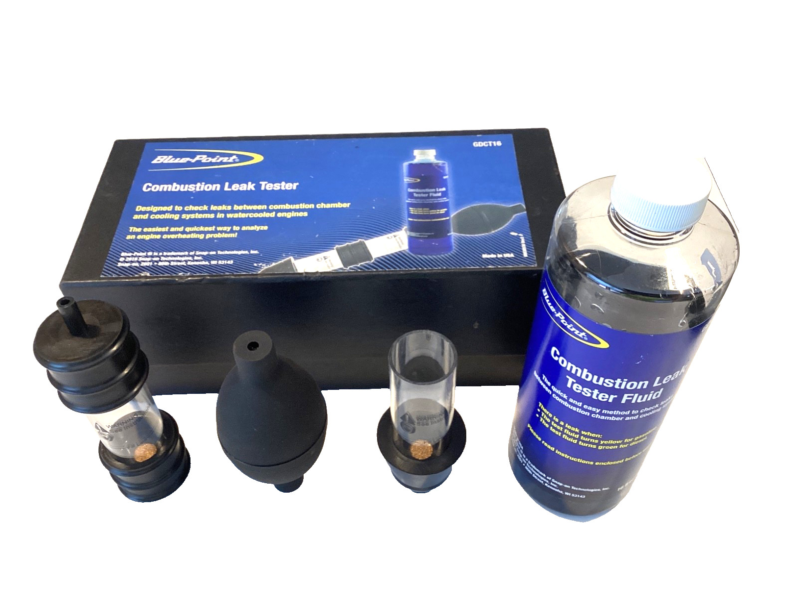 BLUE POINT By SNAP ON USA Combustion Leak Test Kit For Diesel Gas Engines GDCT16