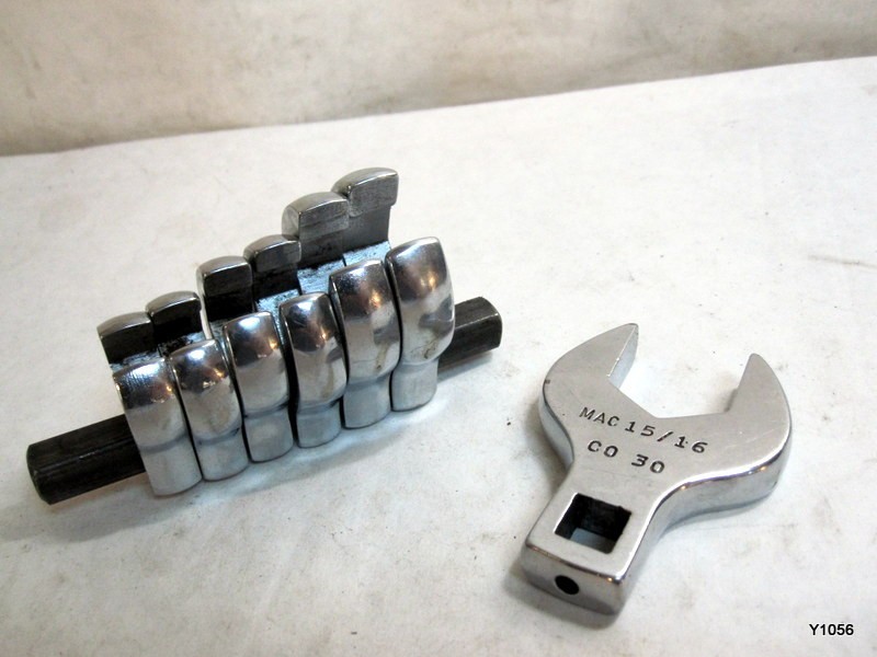 see description Mac Tools USA 3/8″ Drive 7pc SAE Open End Crowfoot Wrench Set