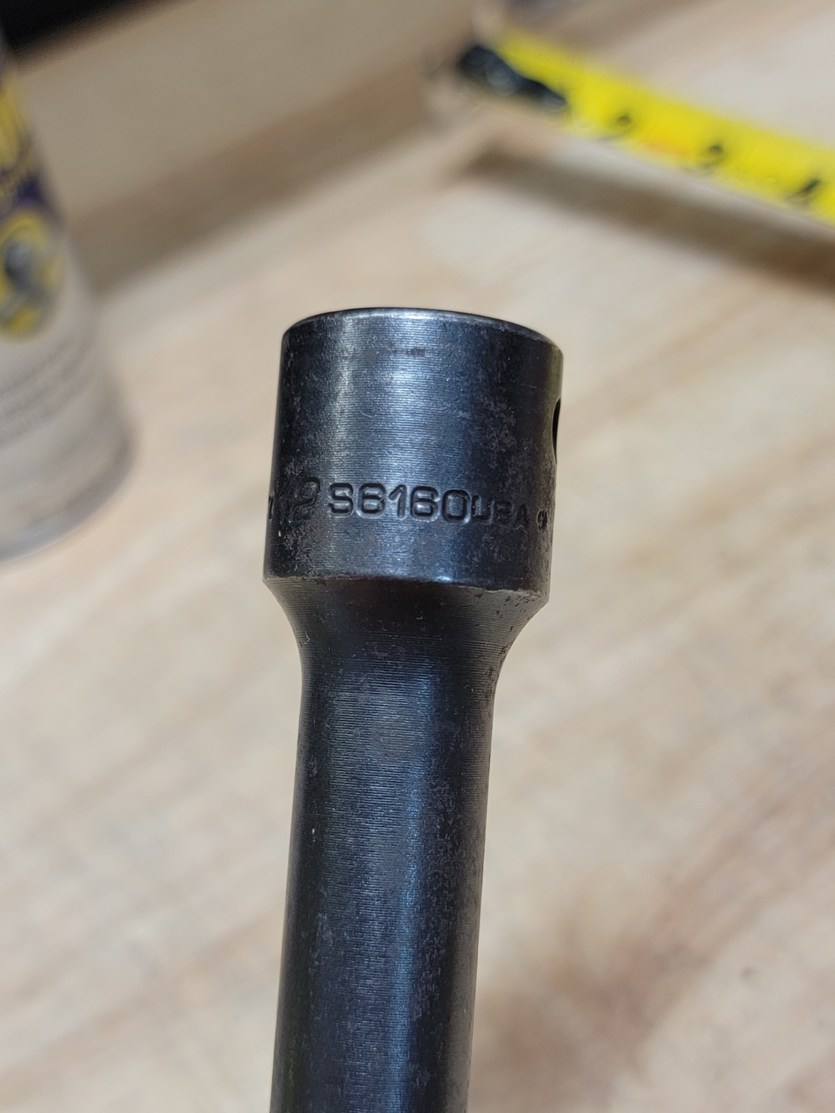 Snap On Tools S6160 1/2 Dr 12Pt Metric 12mm Extra-Long Head Bolt Socket USA