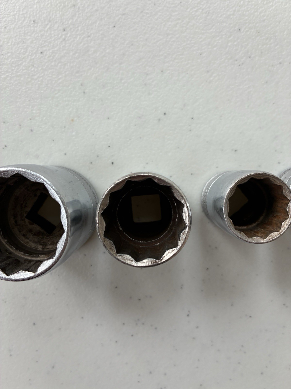 SK S-K 1/2” DRIVE 12 Point 1-1/8”, 15/16”, 11/16”, 9/16” Sockets USA