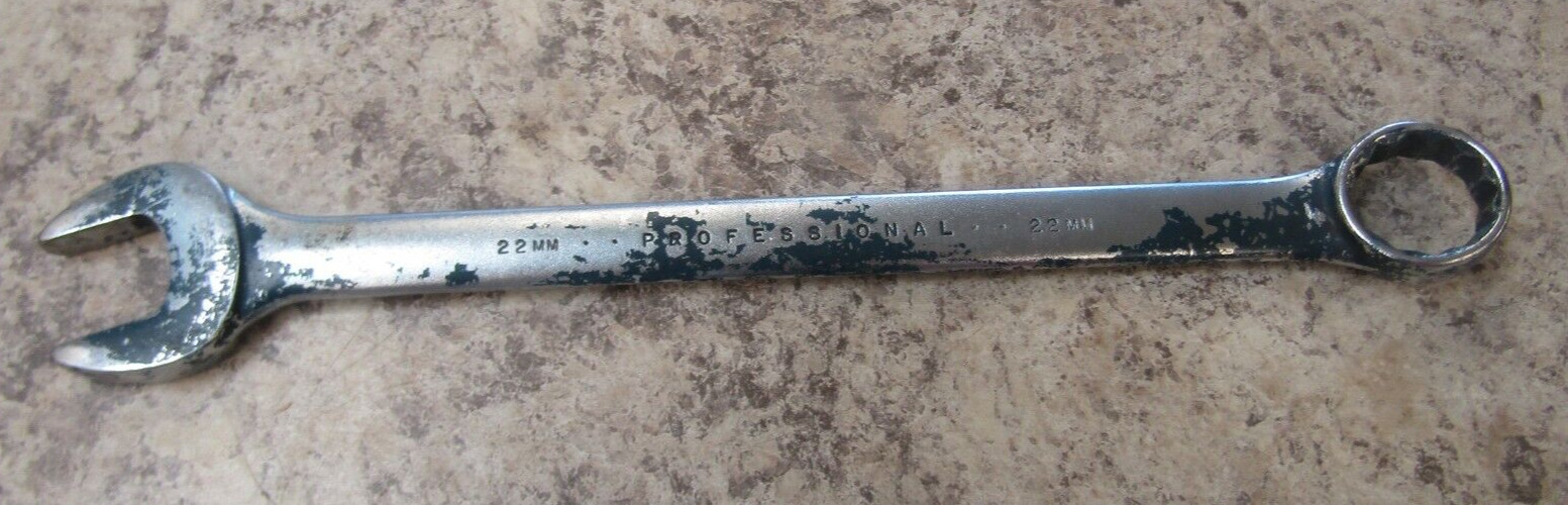 PROTO TOOLS USA 22mm Combination Wrench 1222M Metric Professional