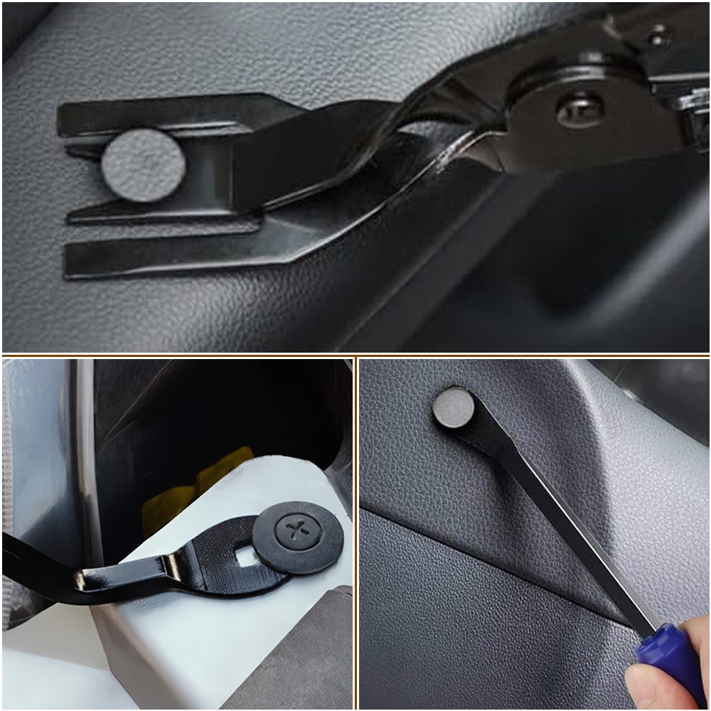 Auto Trim Clip Remover Tool 3PCS Removal Pliers Fastener Door Panel Retainer Set
