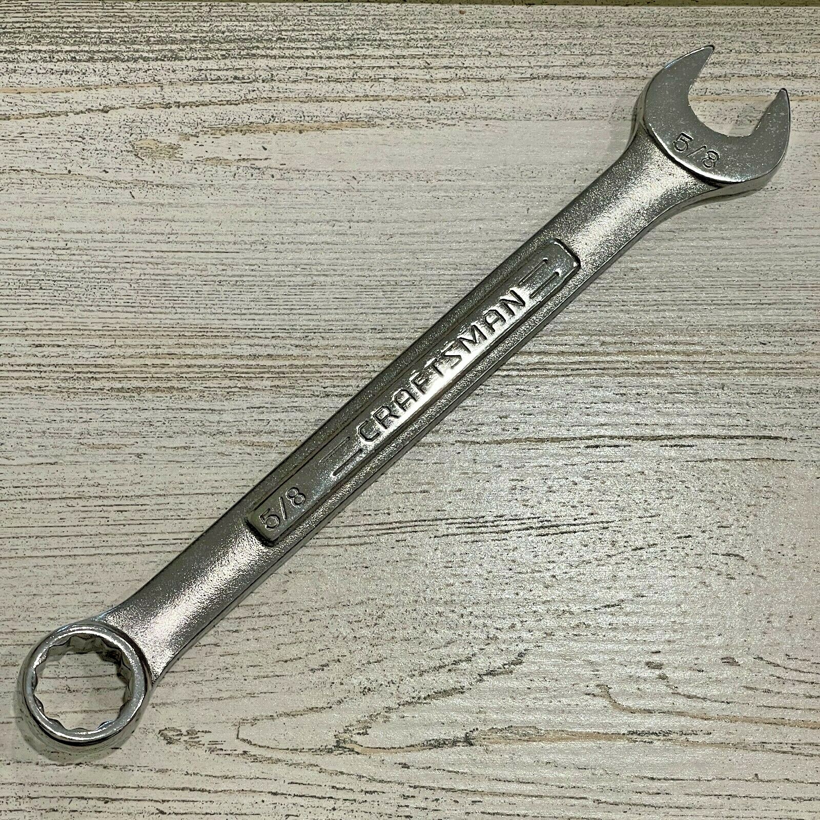 NOS Craftsman 5/8″ SAE Combination Wrench 12 Point -VA- 44697 Forged in USA