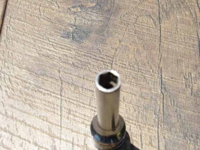 SNAP ON 1/4″ SFS081 3/8″ DRIVE 6 POINT DEEP SAE SOCKET SFS 081 UNDERLINE LOGO