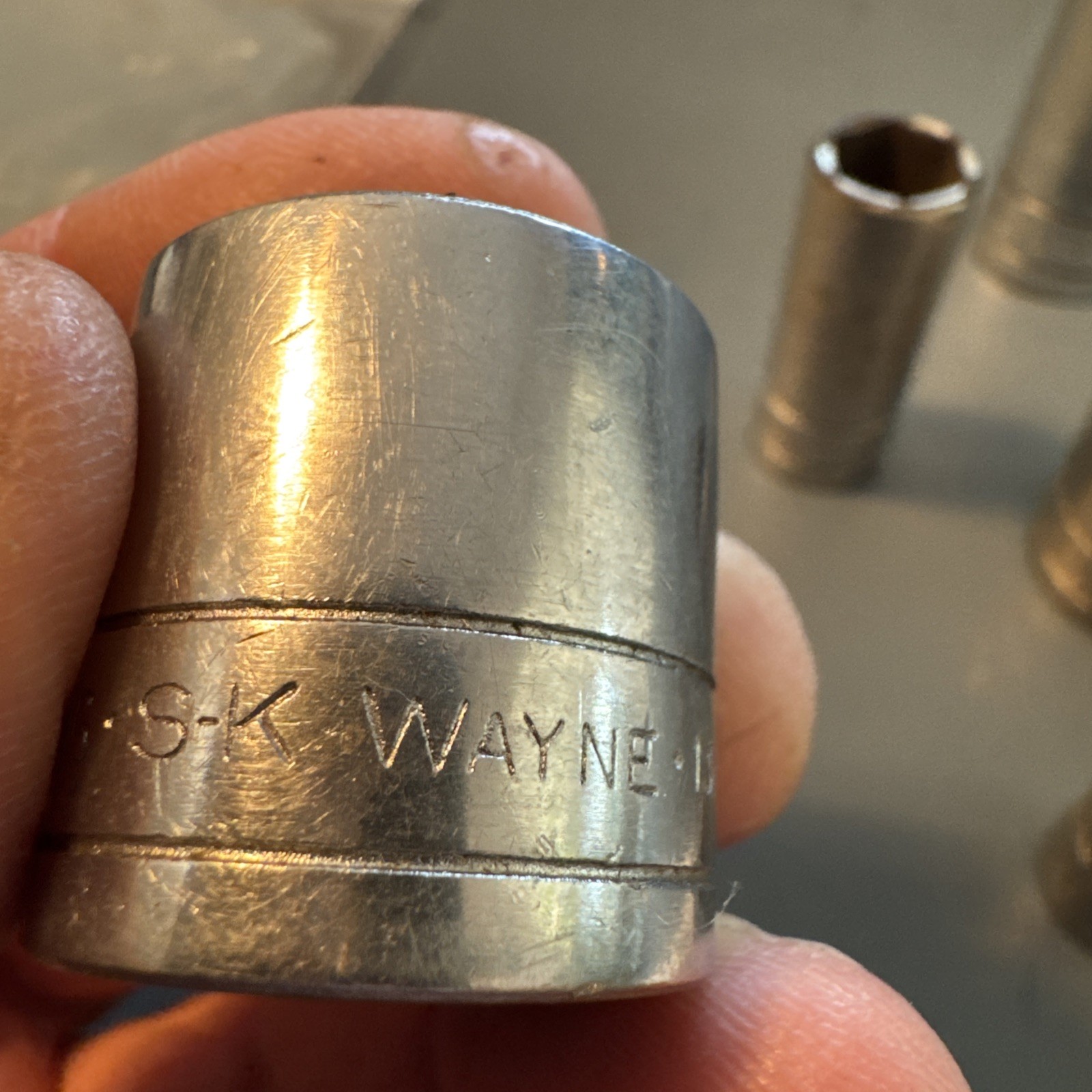ALL S-K Wayne Vintage Sockets USA 11/16” & 1/2” Deep 7/8 13/16 1/2” Shallow 11mm