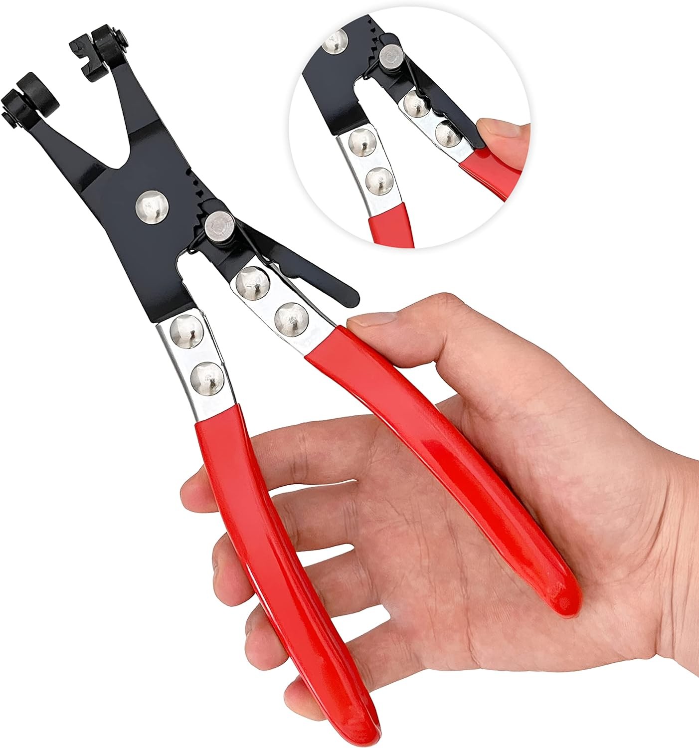 Car Swivel Flat Band Removal and Installation of Ring or Flat Type Hose Clamps