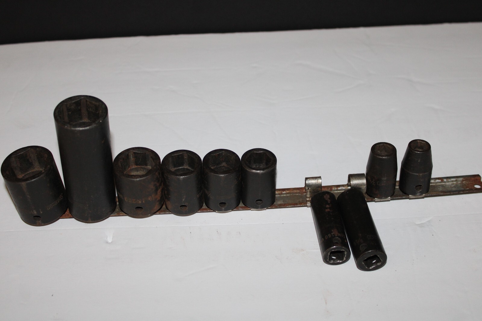 SNAP ON 10-Piece Mixed 1/2″-Drive SAE Hex Bit Socket Base Set USA