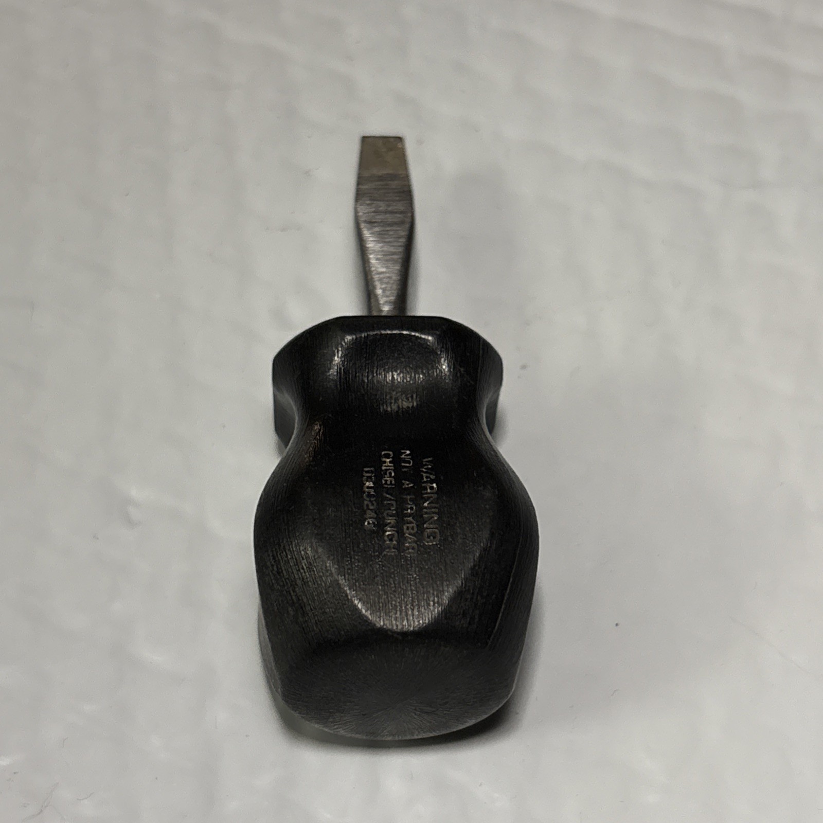 Snap On Flat Tip Stubby Hard Black Handle Grip Screwdriver SDD1 1/4» tip
