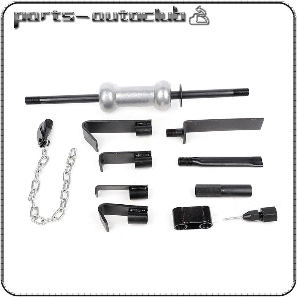 13PC Heavy Duty Dent Puller w/10lbs Slide Hammer Auto Body Truck Repair Tool Kit