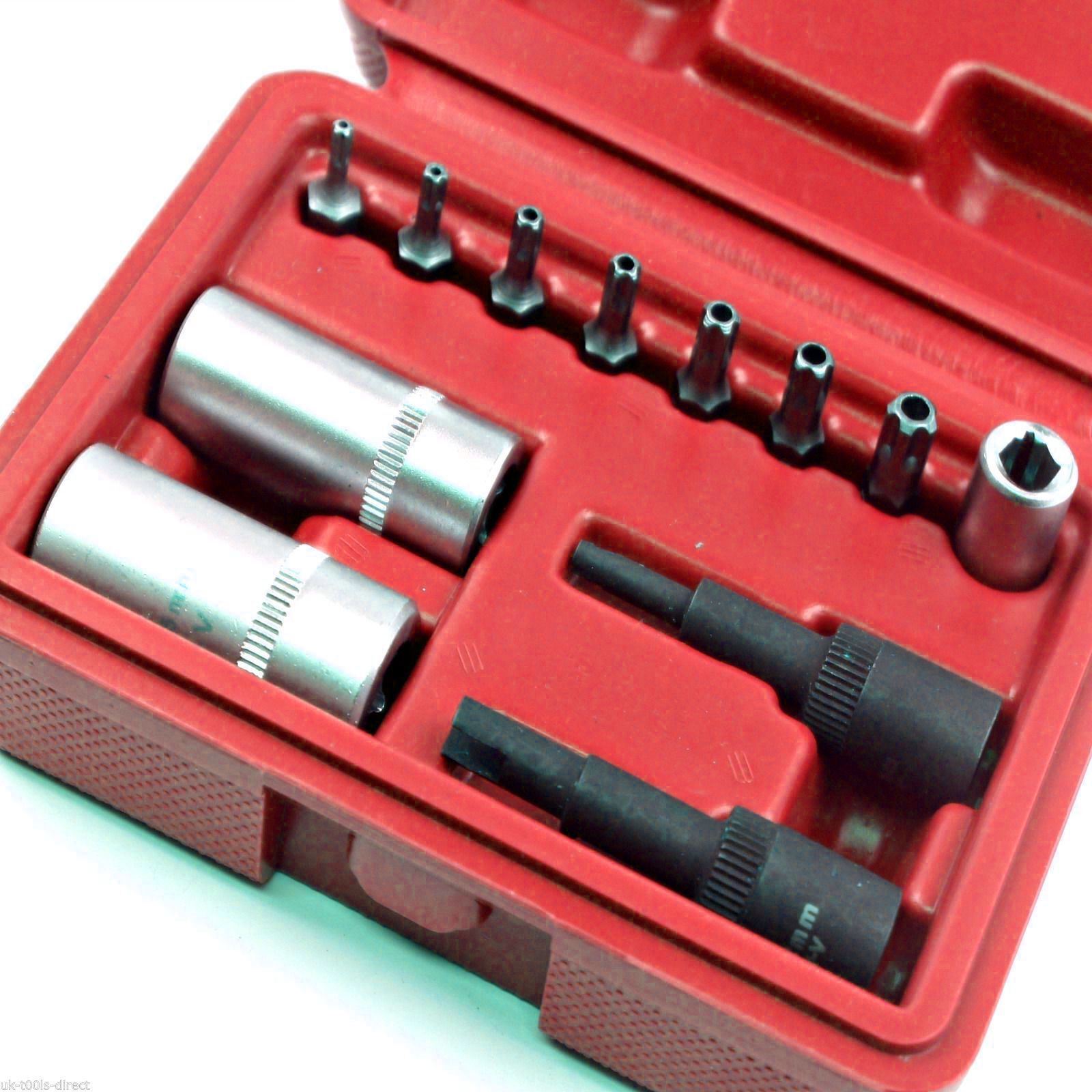12pc Car/Automotive Air Conditioning Service/Repair Work Tool Kit