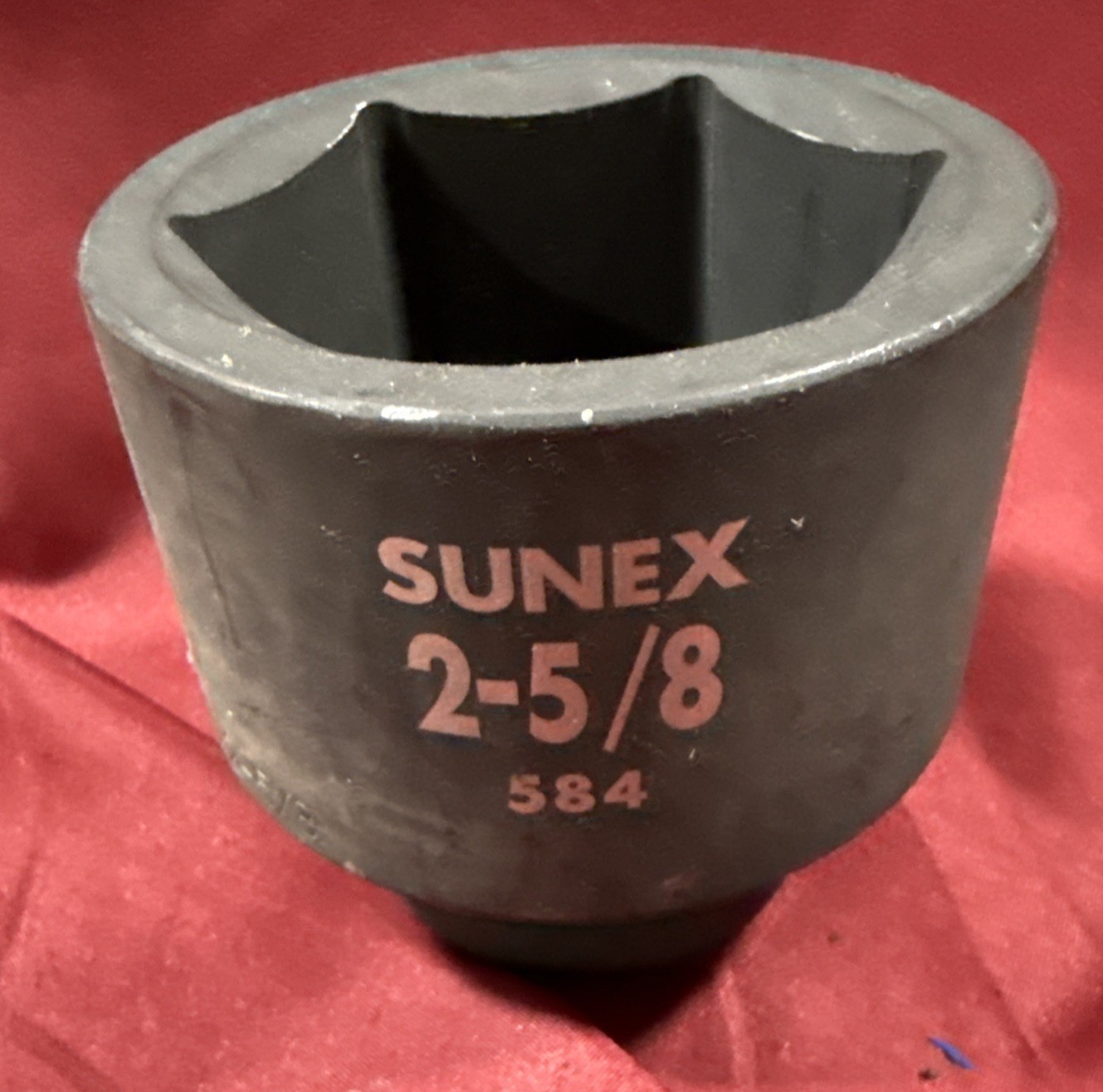 Sunex 1” Drive 2-5/8” Standard Impact Socket SAE 6pt 584 NEW