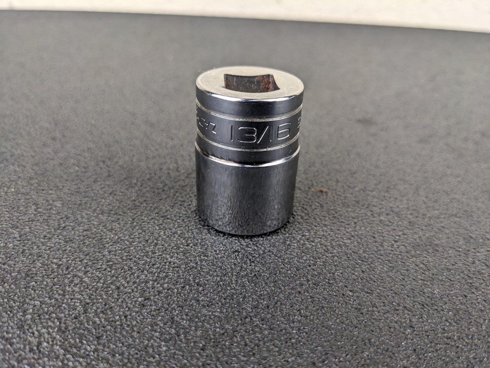 #bm122 Snap-on Tools SW261 1/2″ Drive SAE 12 Point Shallow 13/16″ Socket USA