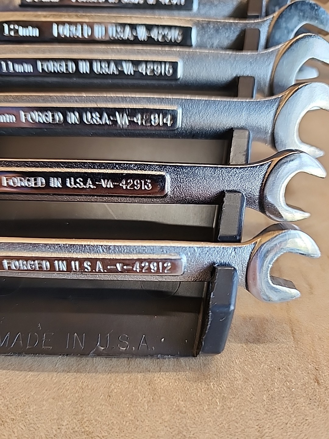 Craftsman Metric Combination Wrench Set 12pt VA Series 10pc 8 – 17mm USA NO RACK