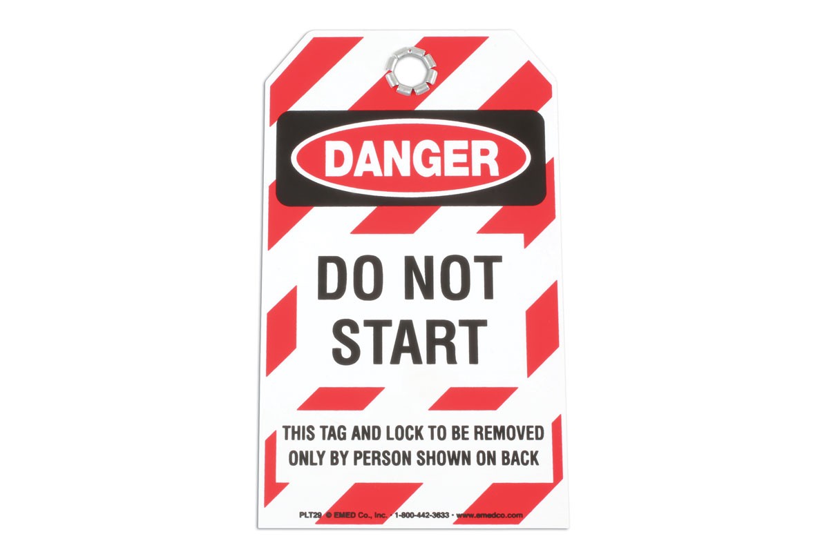 Laser Tools Safety Tag – DO NOT START 1pc 6675