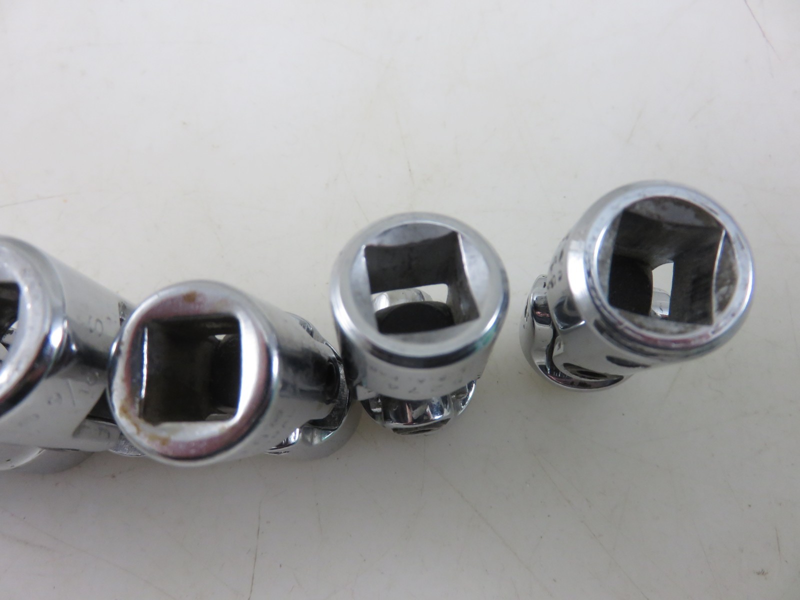 Proto Professional Swivel Universal Joint Socket Set 7pc 3/8″ Dr. 3/8″-3/4″ USA