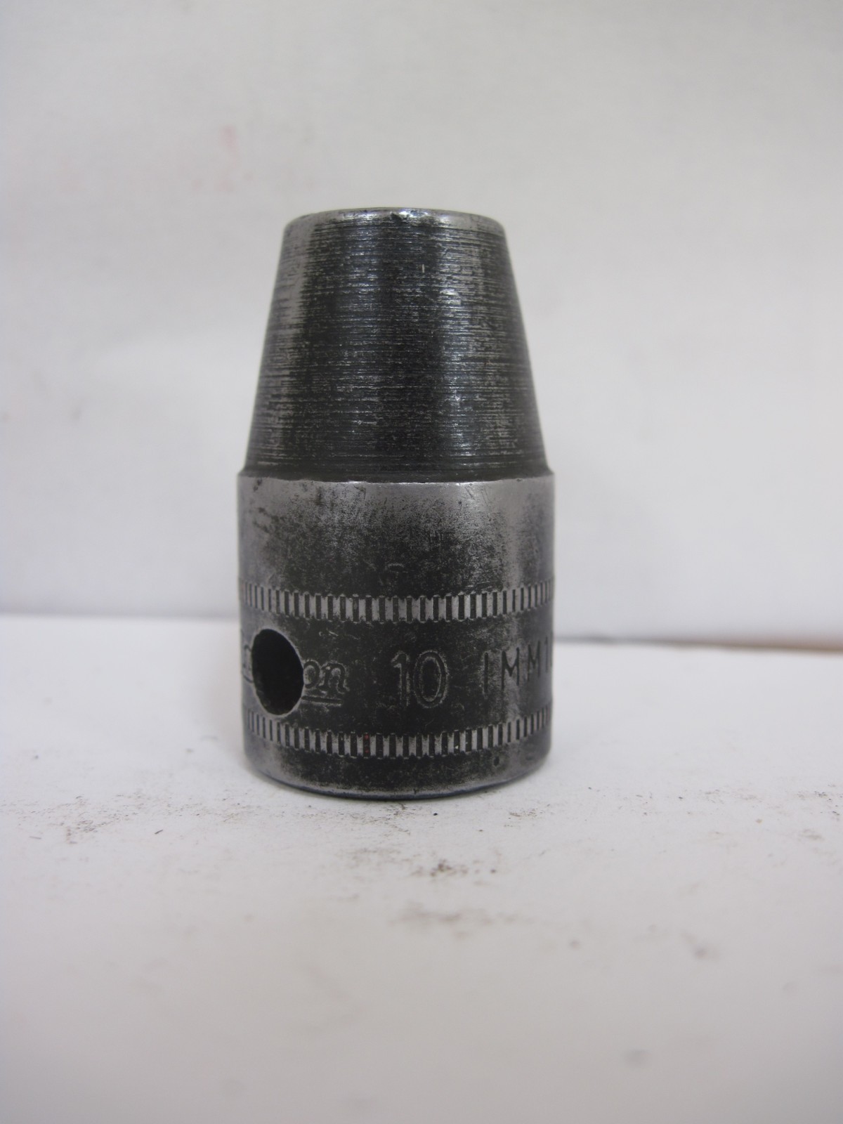 Snap On 1/2″ Drive 10mm Shallow 6pt Impact Socket IMM100 NICE