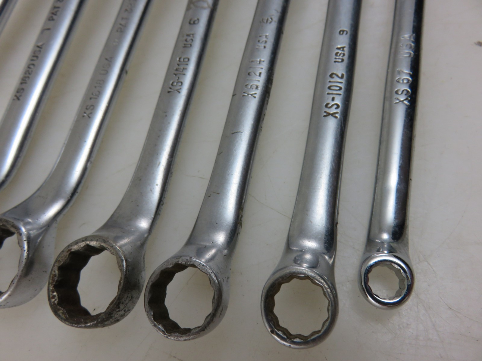 Snap-On XS Series SHORT 10° Offset Box End Wrench 8pc Set 3/16″-13/16″ 12pt