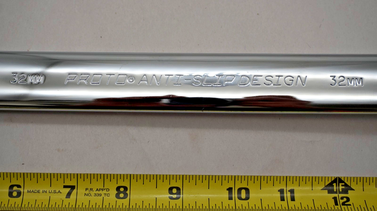PROTO TOOLS USA 32mm Combination Wrench 1232M-T500 Professional 4X 12 Point