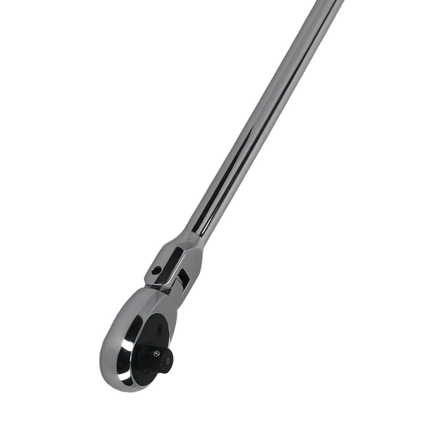 3/8in Drive Flex Head Ratchet 18in Long Handle 40CR 72-Tooth Quick-Release