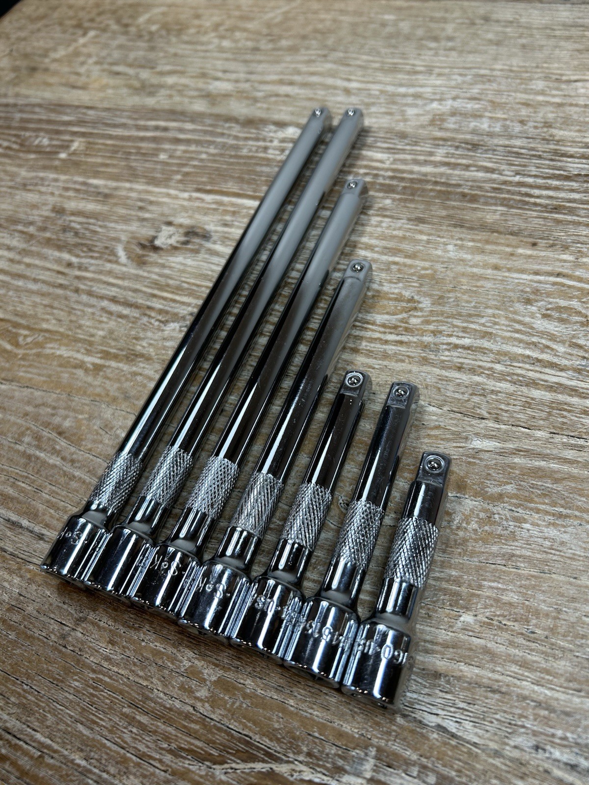 SK Tools 7 Piece 3”, 4″, 6″, 8”, 10″ – 3/8″ Drive Extension Lot Set FREE SHIP