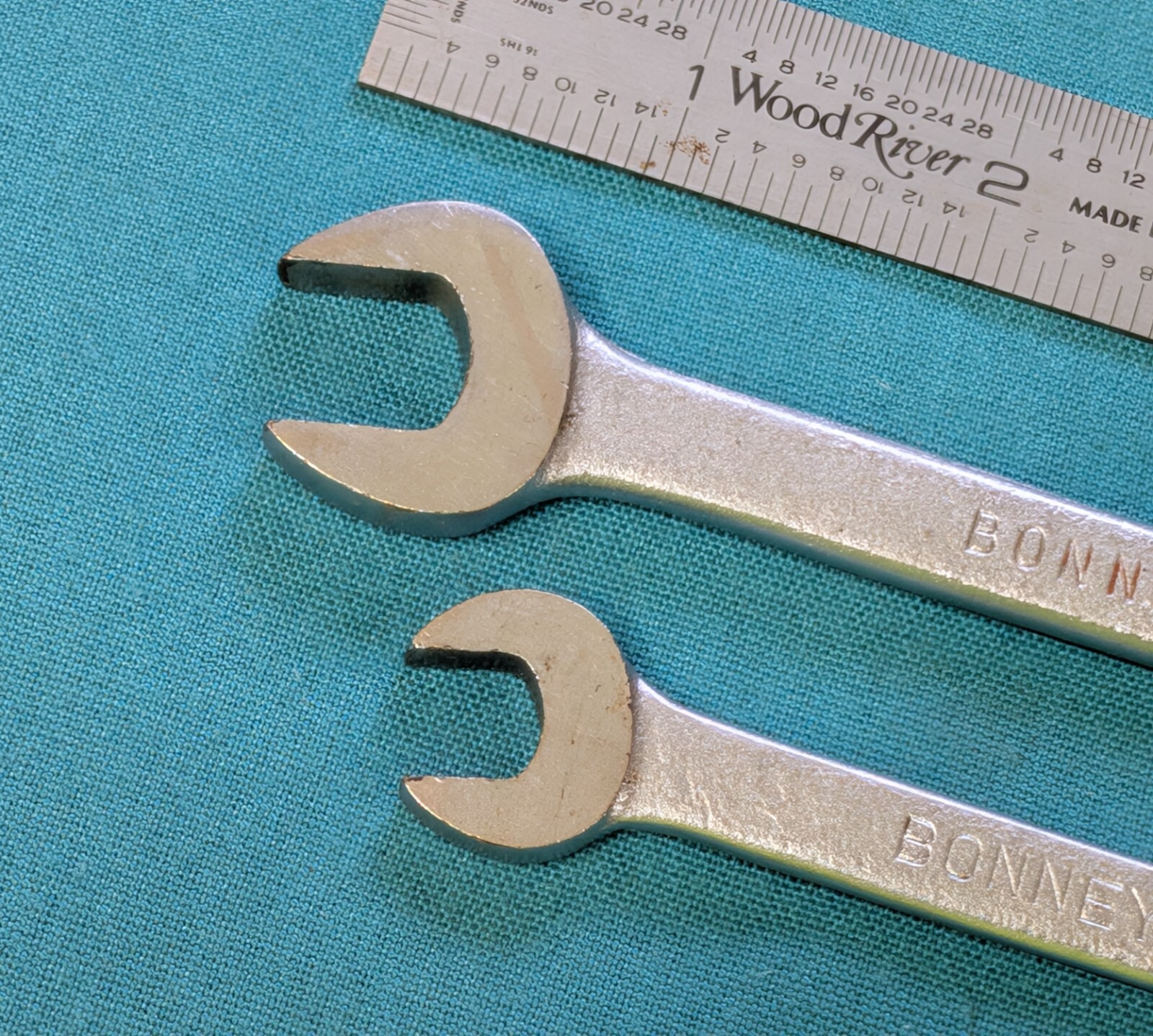 Vintage BONNEY # 1160 & 1162 12-pt. Combination Wrenches 3/8″ and 1/2″