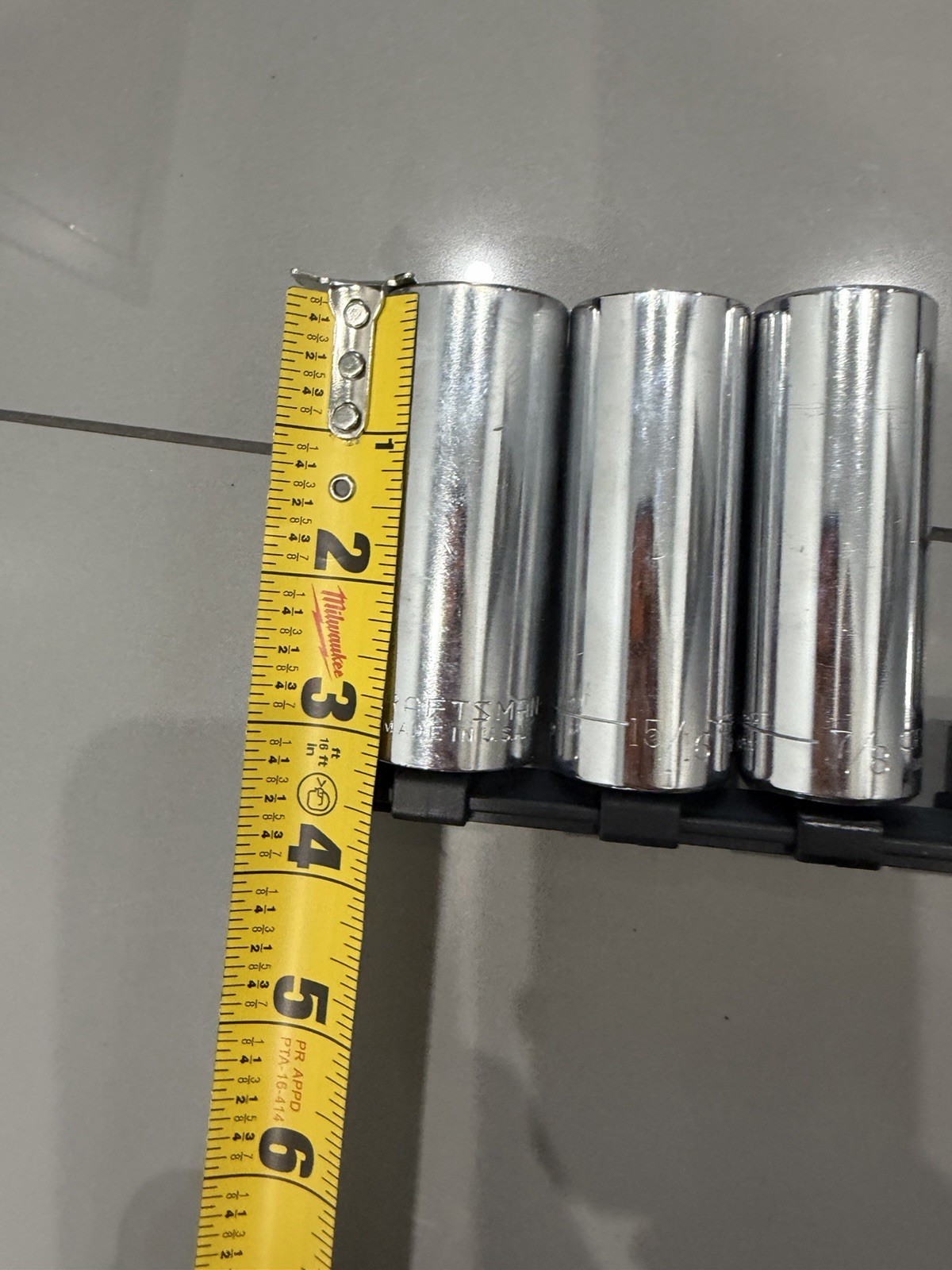 Craftsman USA 9 Piece EXTRA DEEP 6 Point Socket Set SAE 1/2″ Drive