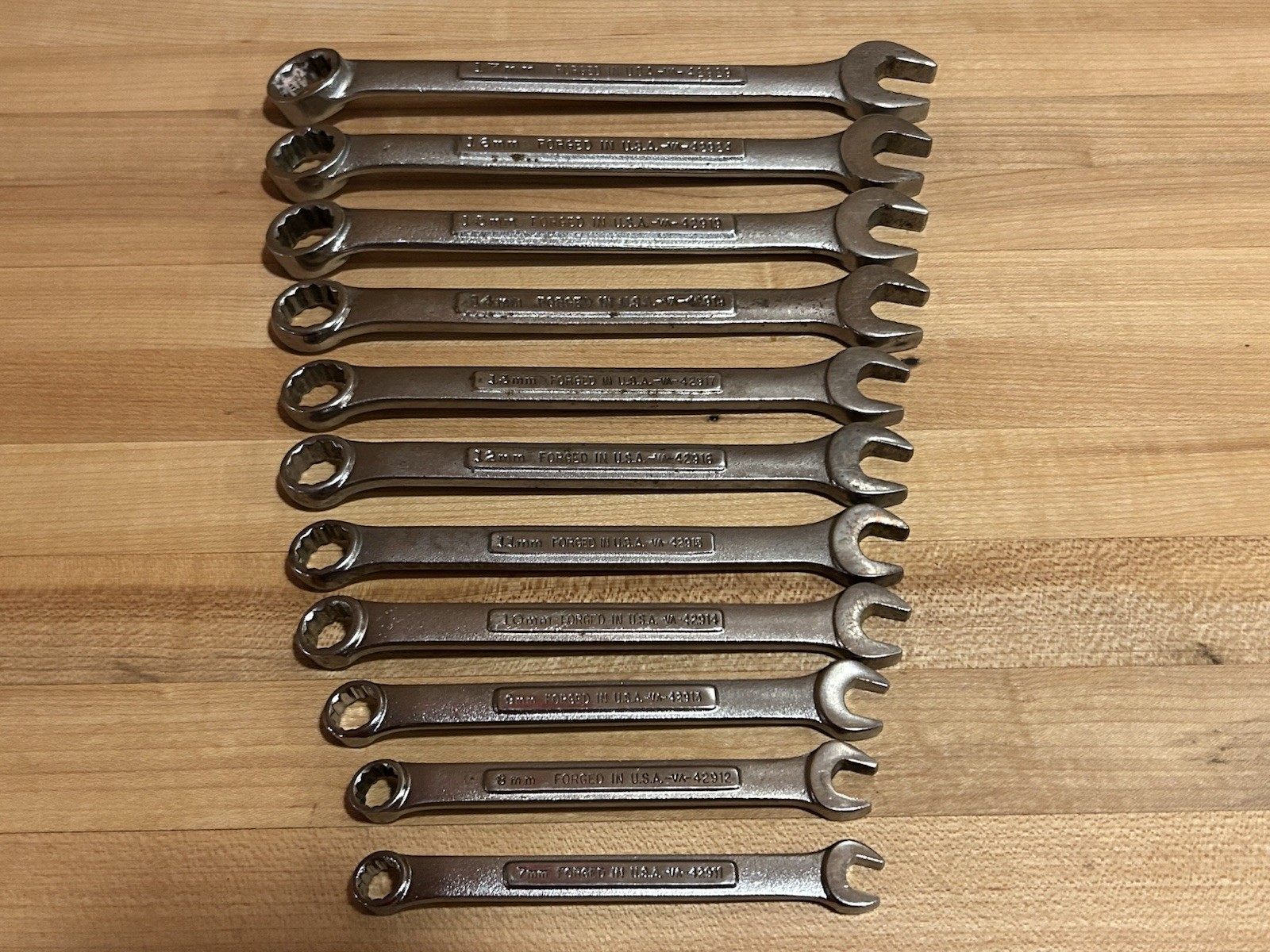 Craftsman USA | 11pc Metric 12 Point Combination VA Wrench Set (7mm – 17mm)