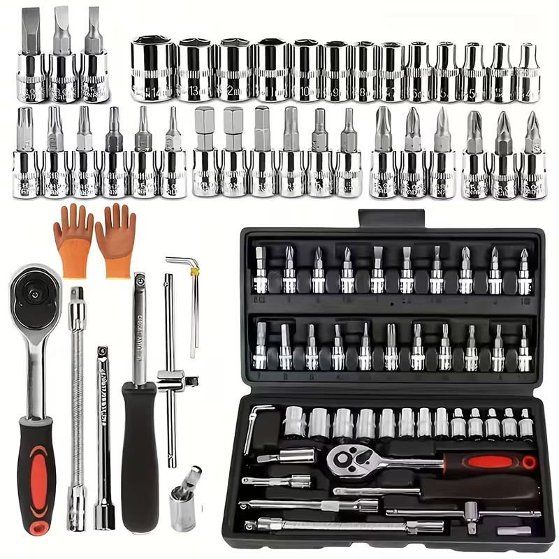 Professional Auto Repair Kit] High-End Professional 44+2 Piece Tool