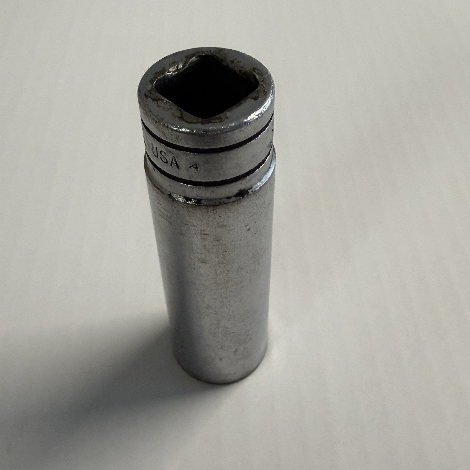 Vintage Snap On 11/16″ TS221 Deep Socket 1/2″ Drive SAE 6 Point Chrome USA