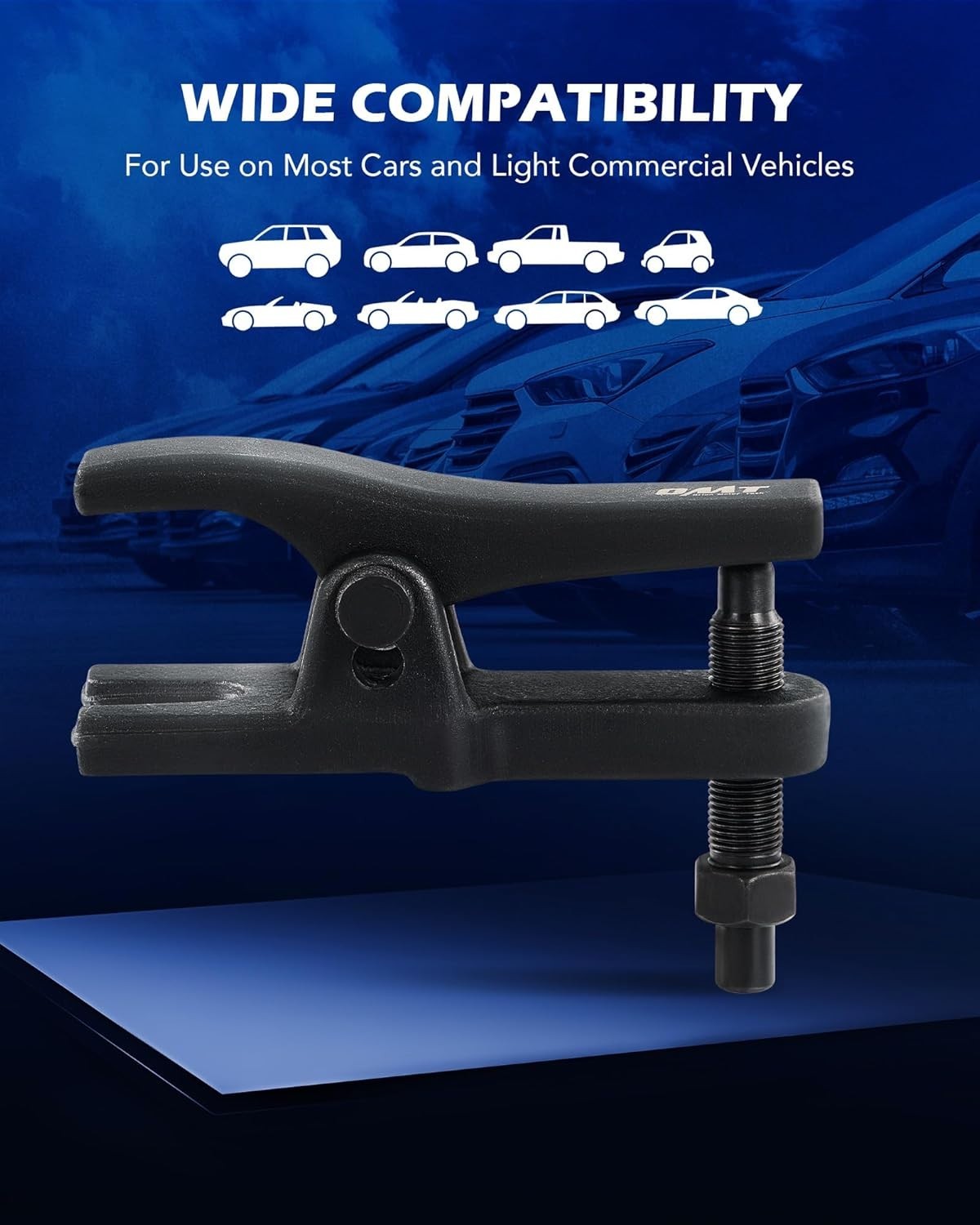 Automotive Ball Joint Extractor with Adjustable Fit for Most Vehicles