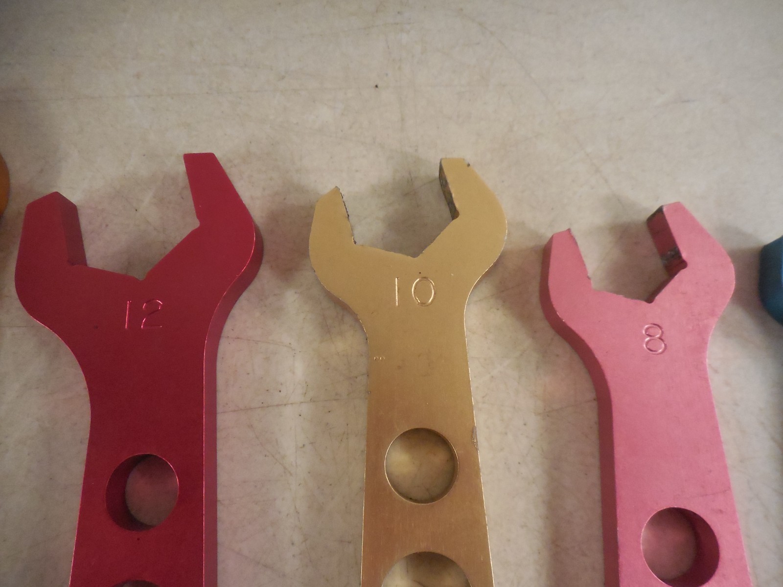 Summit Racing AN WRENCHES Machined Aluminum AN-3 – AN-20 Anodized PRE-OWNED* AN8