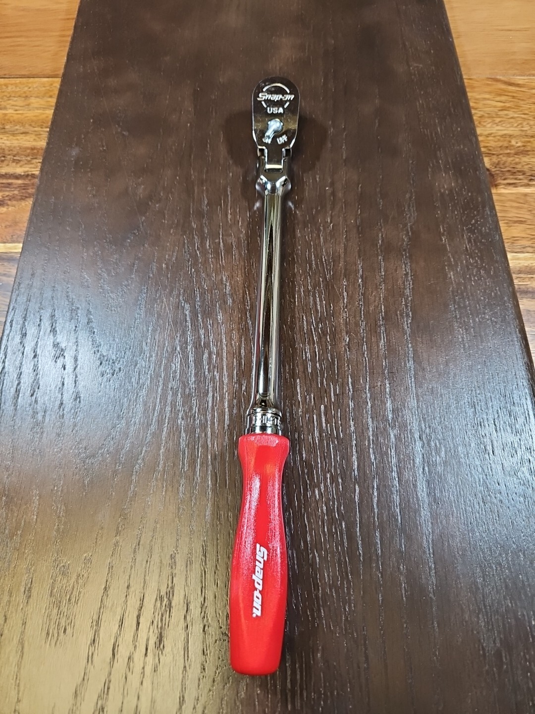 *New* Snap On 3/8″ FHLFD80 CLASSIC RED Flex Head Hard Ratchet FREE PRIORITY SHIP
