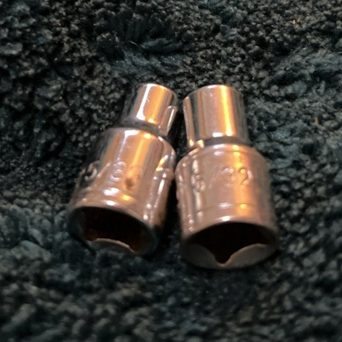 21 Mixed Lot Of Sockets, Powerbuilt & Durabuilt Different Sizes