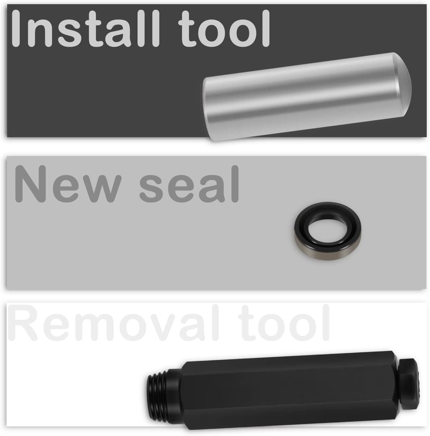 Transmission Shifter Seal Remover Installer Tool w Seal For GM Chevy 4L60E 4L80E