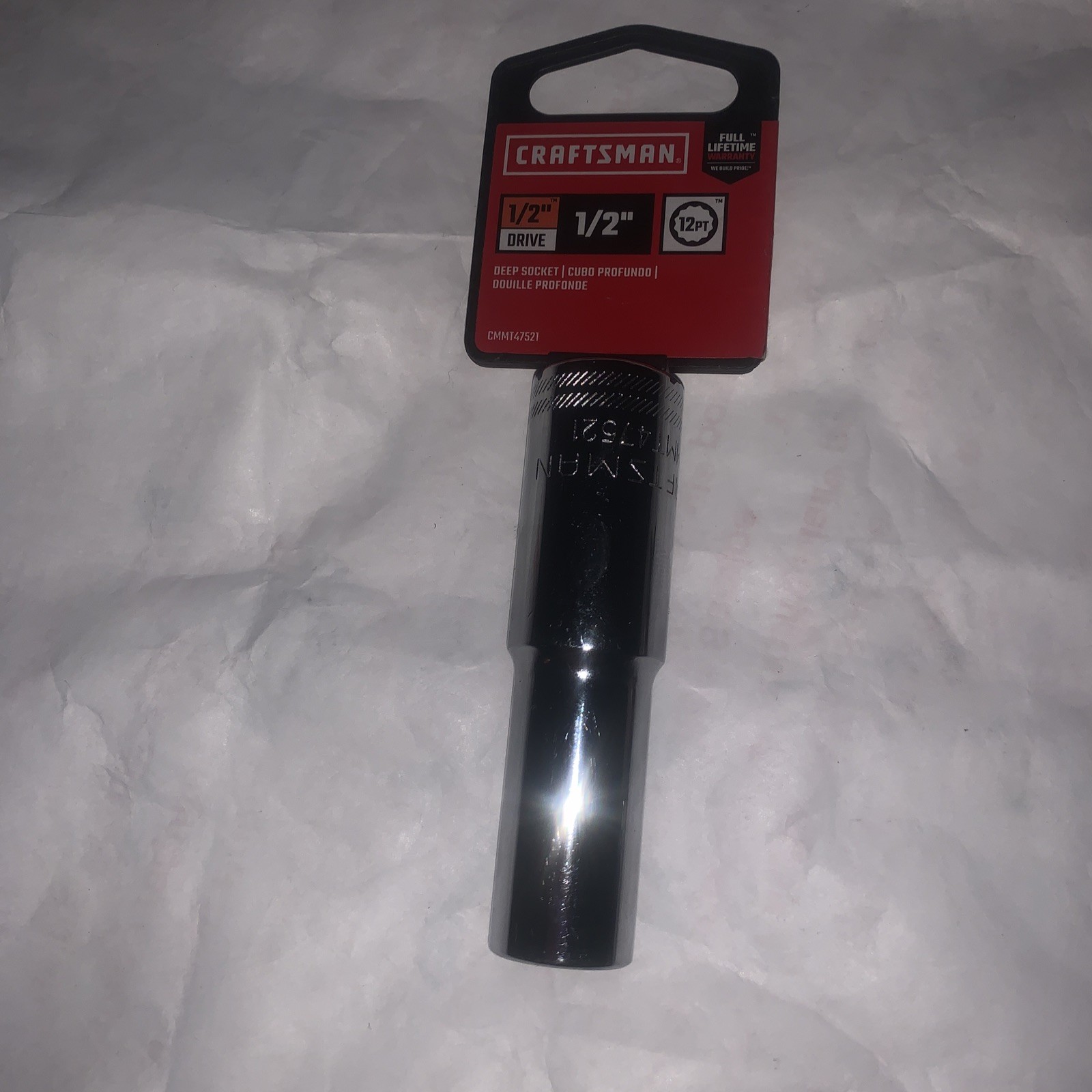 Craftsman Sockets 1/4″ Drive 6pt 11/32” , 1/2” Drive 3/8 “, 1/2” & 7/8 “ 12pt