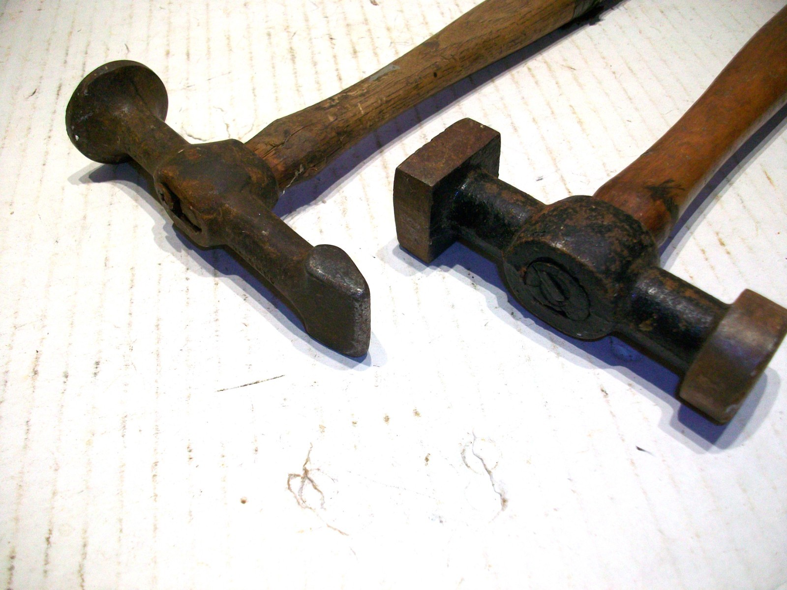 Lot of 4 Vintage Auto Body Hammers – (2) Fairmont, (2) unmarked
