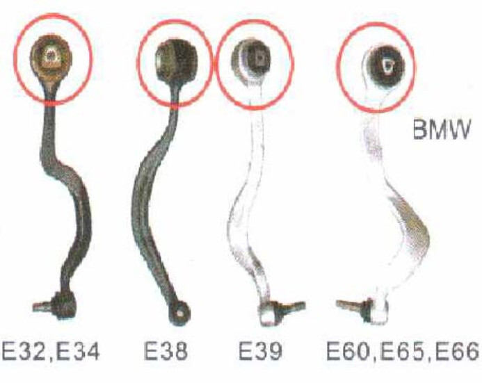 Screw Pivot Bush Installer Removal Set For Benz BMW Sub Frame Arm Bush Extractor