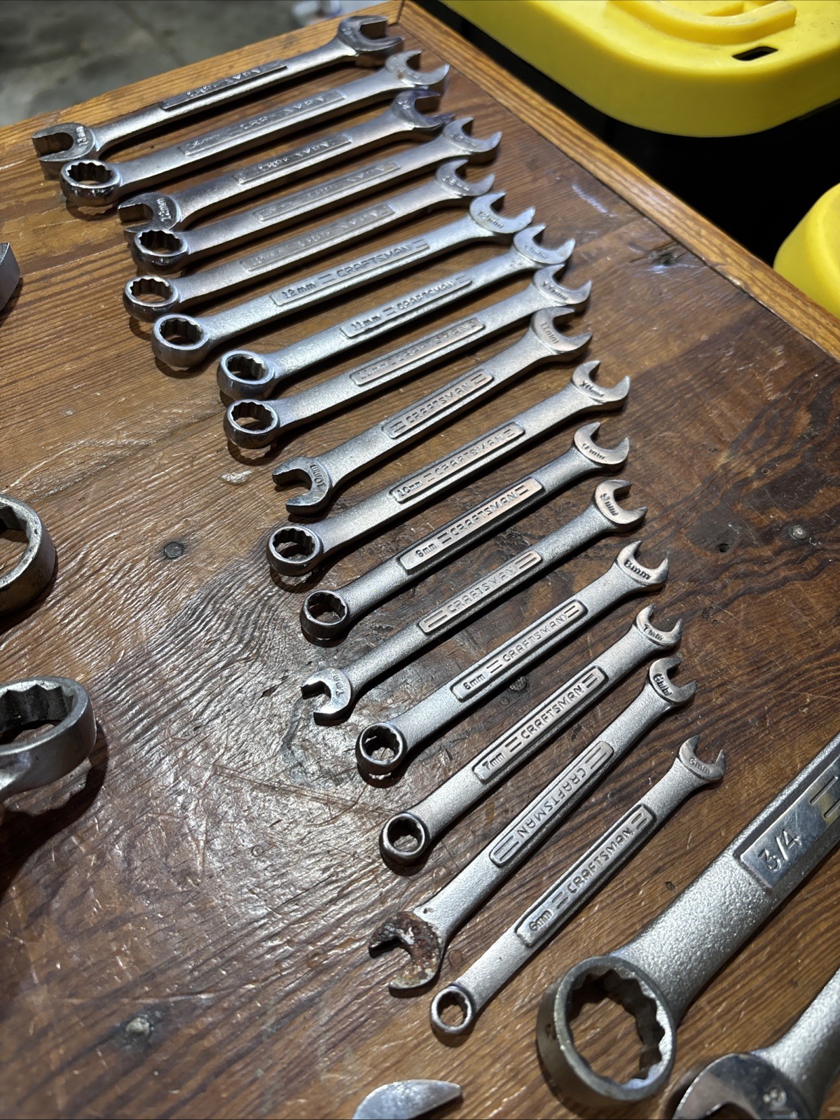 CFRAFTSMAN ( Lot Of 56 ) Open End Wrench’s Standard/Metric