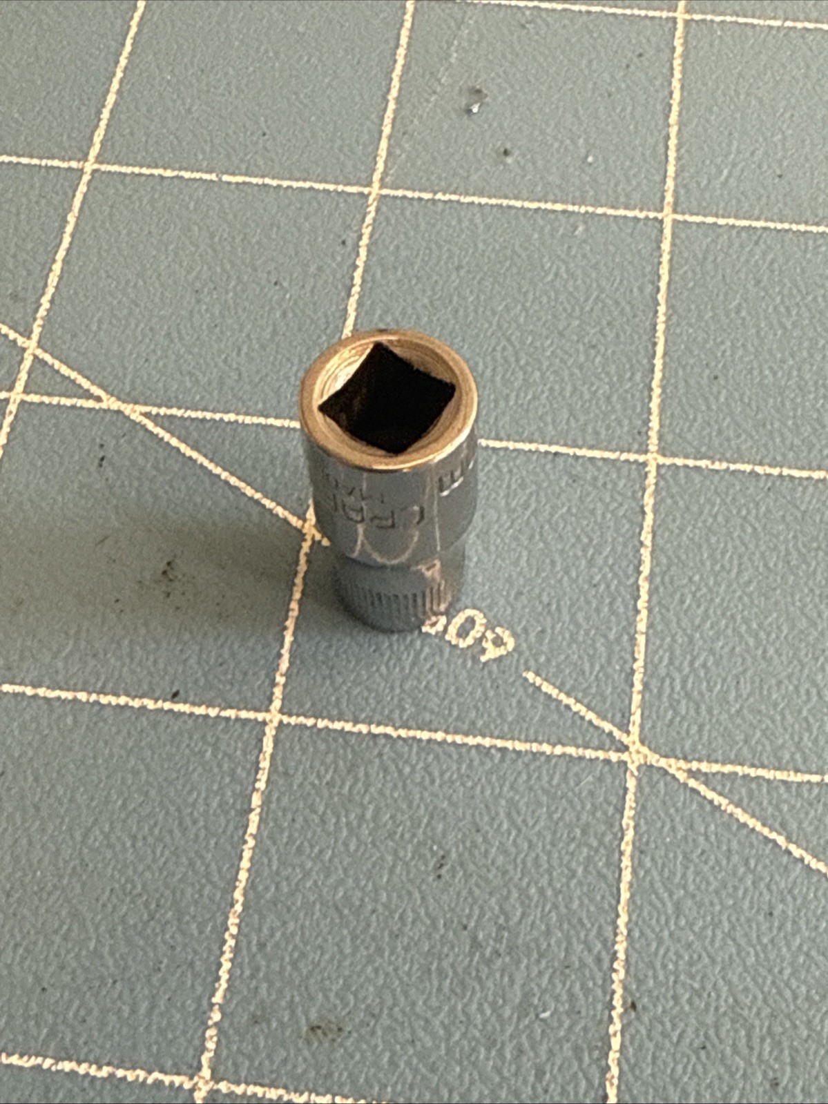 Craftsman USA 6mm Socket 6 Point 1/4″ Drive -VV- 43502 (Top Knurl)