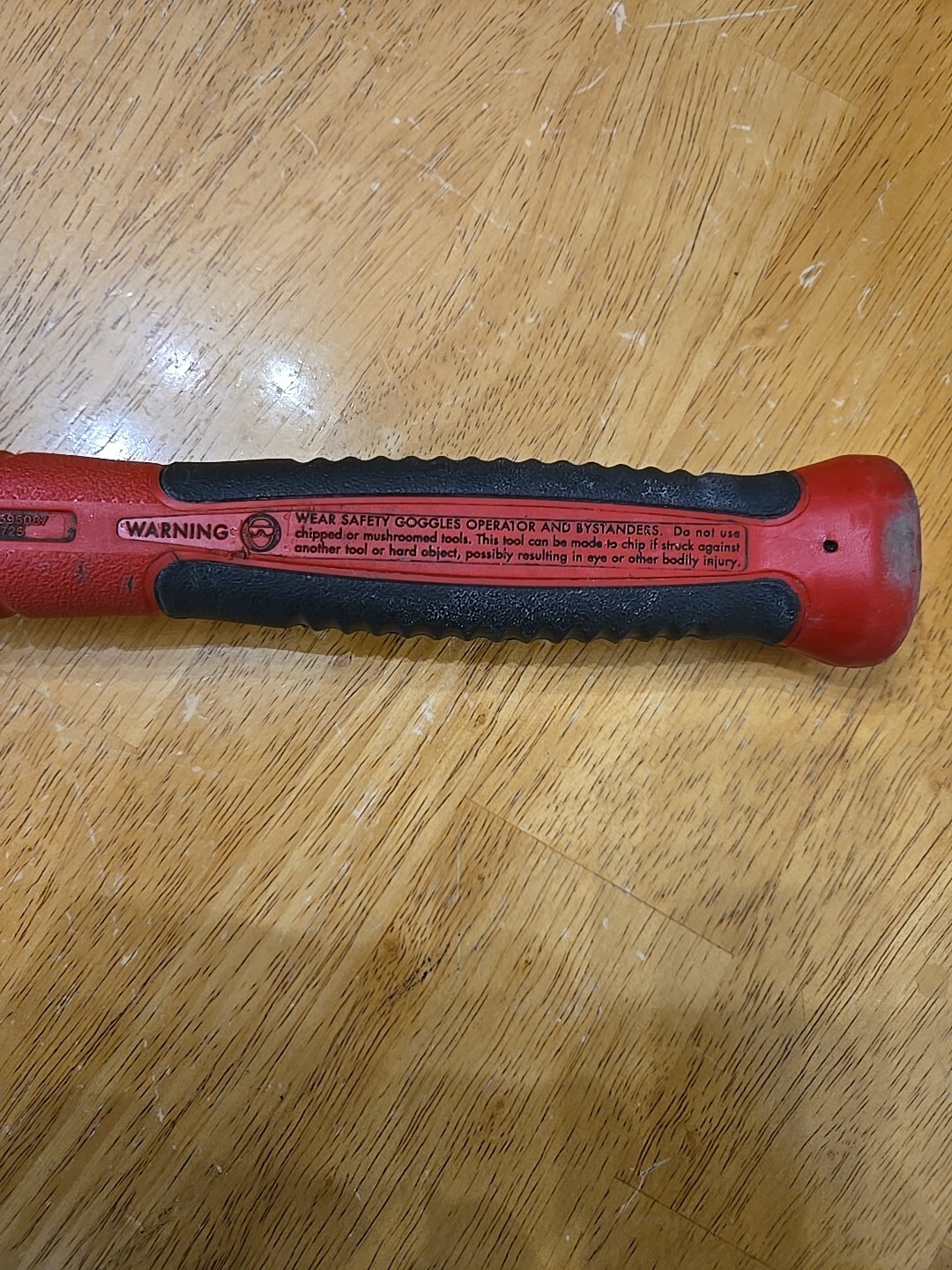 Snap On 15″ 48OZ Soft Grip Dead Blow Hammer Red HBFE48