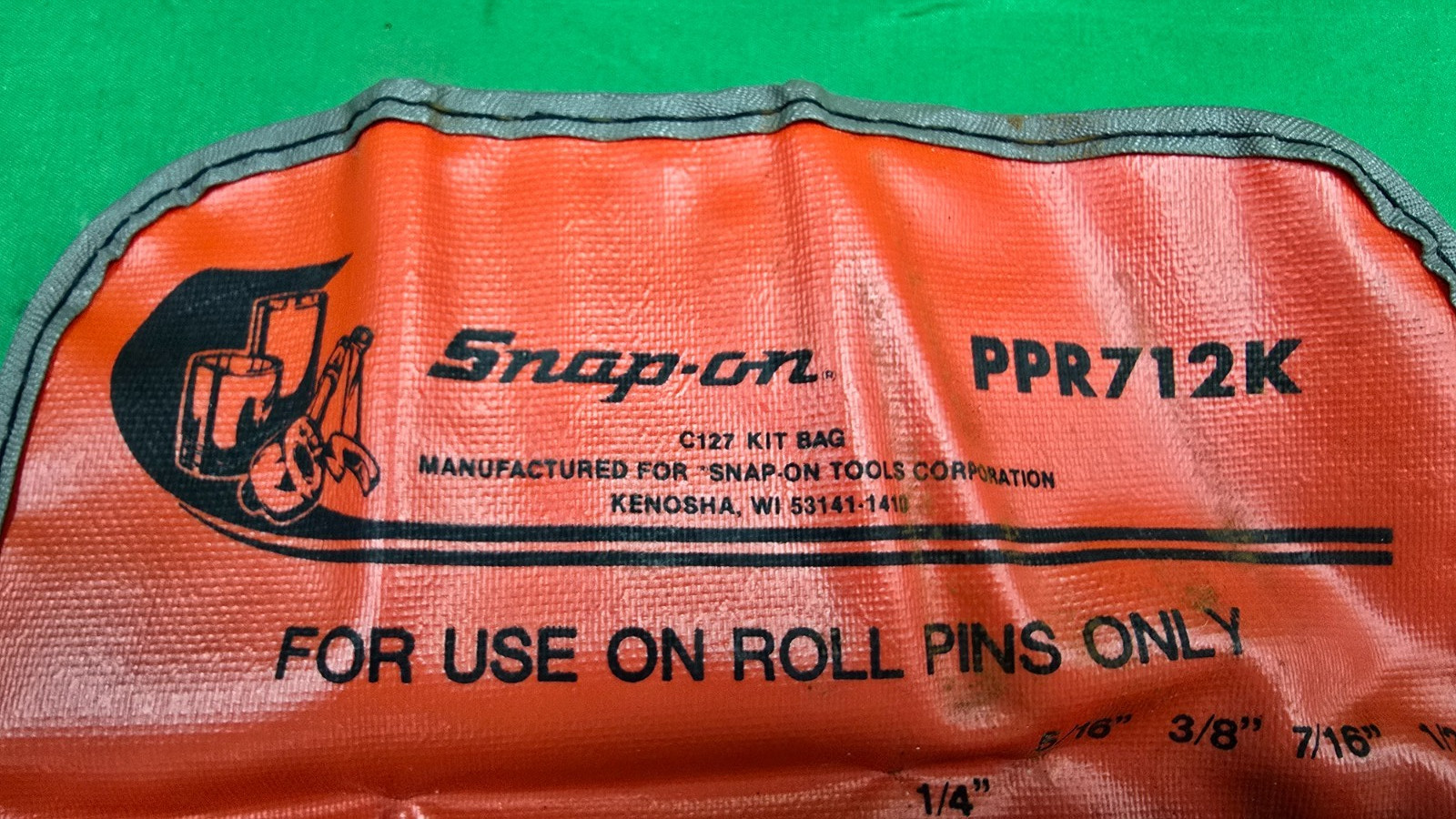 Snap-On PPR712K Roll Pin Punch Set COMPLETE SET (E7)