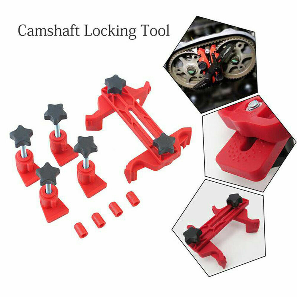 Universal Camshaft Dual Cam Clamp Alignment Timing Belt Holder Gear Locking Tool