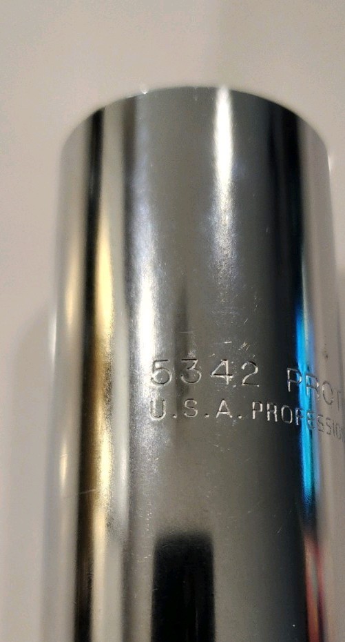 NEW! Proto 5342 1- 5/16″ Deep Socket, 1/2-Inch Drive, 12 Point