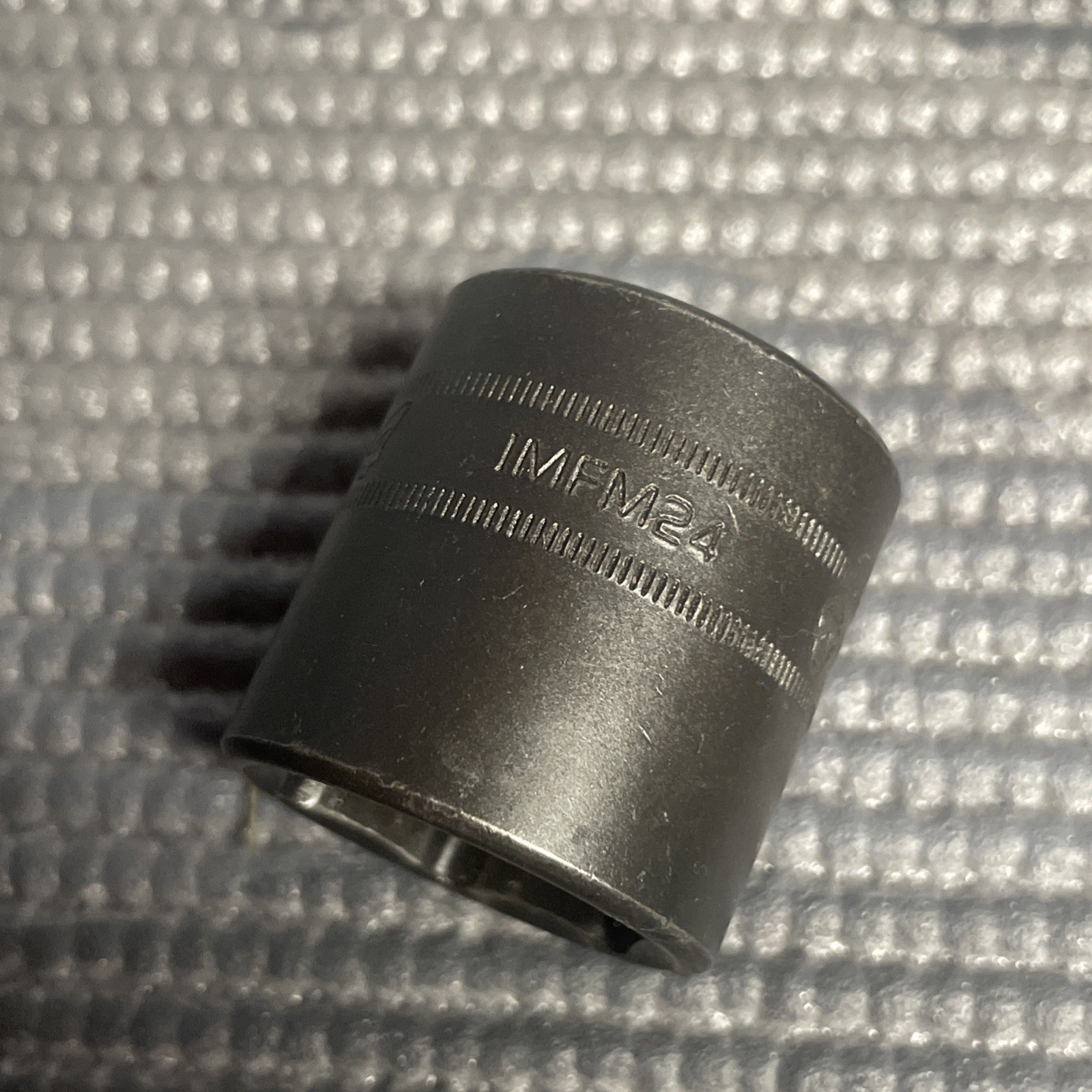 Snap-On 3/8″ Drive 6-Point Metric 24 mm shallow Impact Socket IMFM24